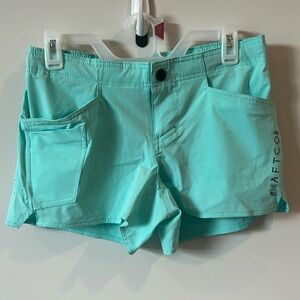 AFTCO  teal women’s fishing shorts - worn once